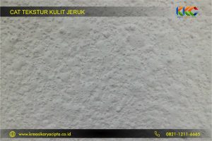 cat tekstur kulit jeruk