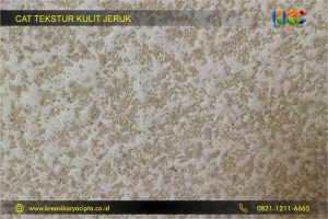 cat tekstur kulit jeruk