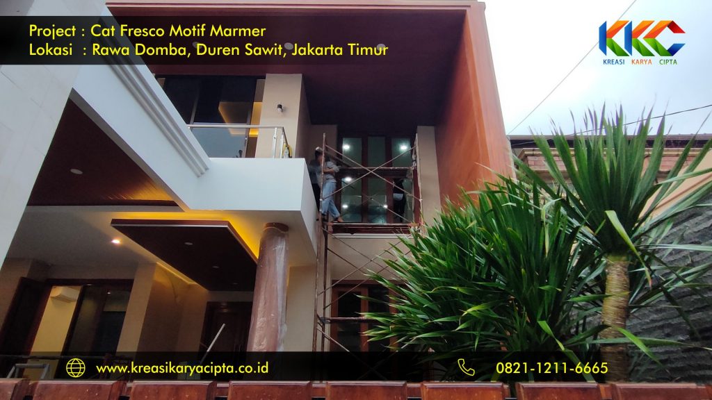 Cat Dekoratif Motif Marmer