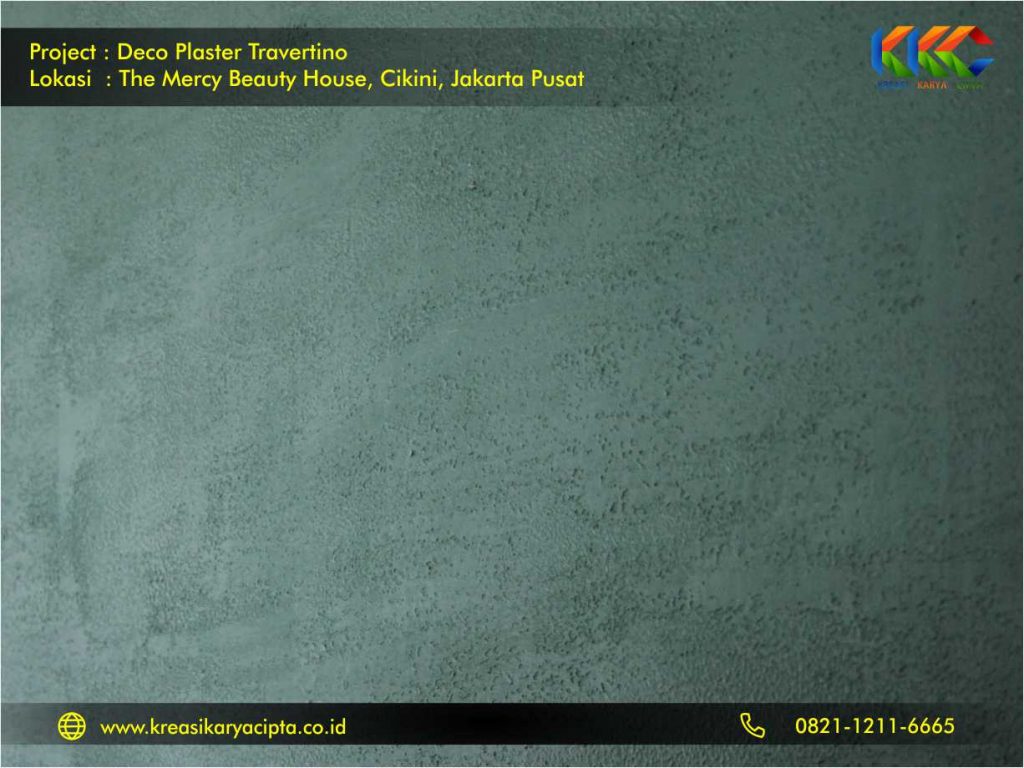 cat Motif Travertine The Mercy Beauty House Cikini Jakarta Pusat