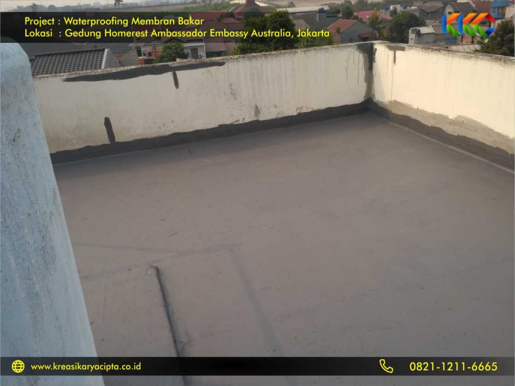 Waterproofing Membran Bakar Gedung Embassy Australia Jakarta 3