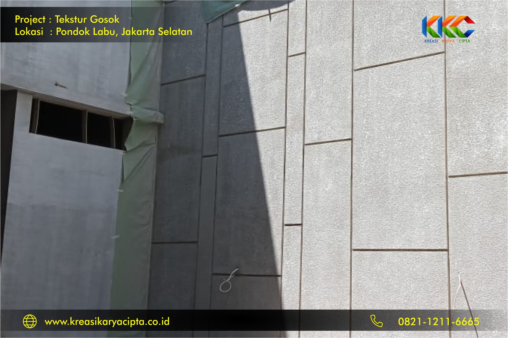 project kreasi karya cipta tekstur gosok pondok labu jakarta selatan
