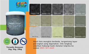 Cat Dekoratif Stucco Semen Ekspos