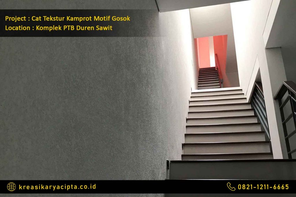 Cat Tekstur Kamprot Motif Gosok Cat Tekstur Kamprot Motif Gosok